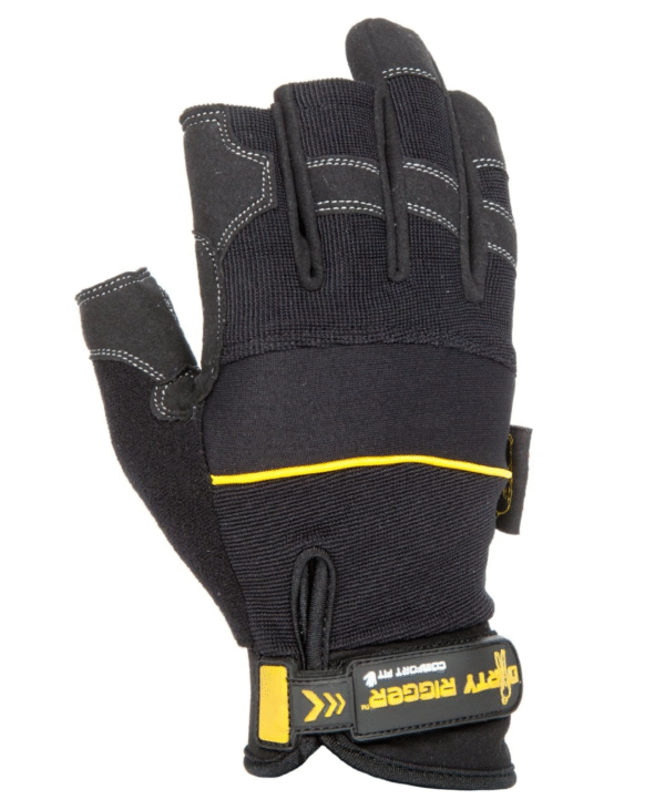 Dirty Rigger Comfort Fit Framer/Ruler Protective Gloves medium Black - Image 3